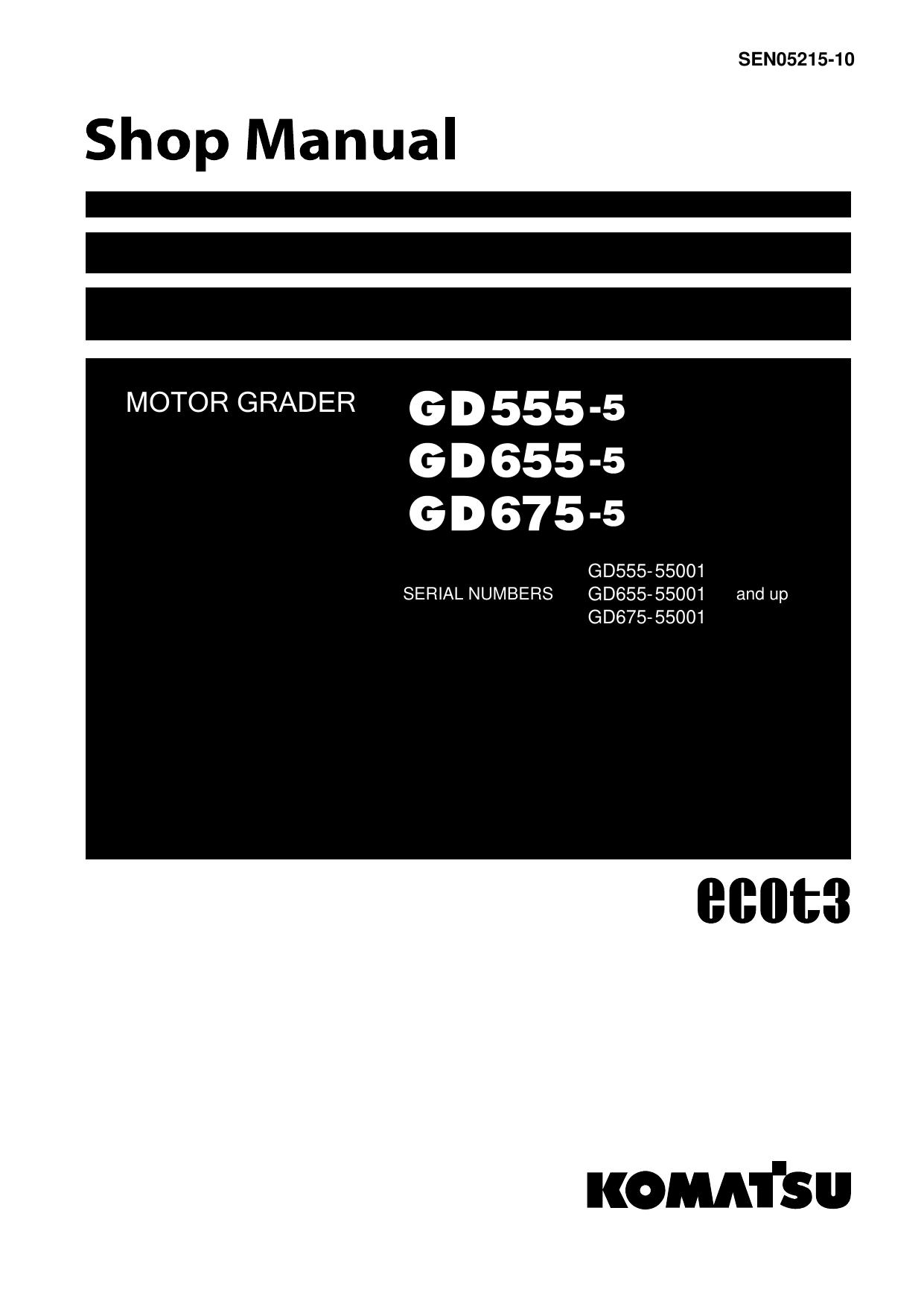 GD555-5, GD655-5, GD675-5